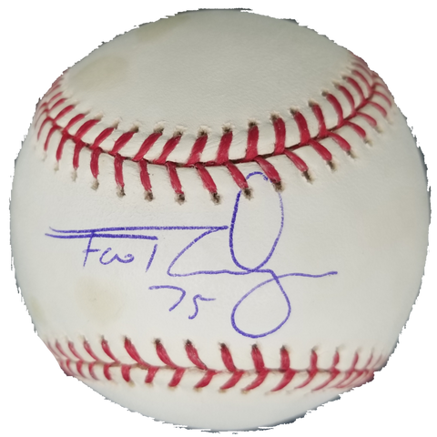 Francisco Rodriguez Signed Baseball PSA COA