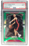 2019 Panini Prizm Tyler Herro Green Prizm #259 PSA 9