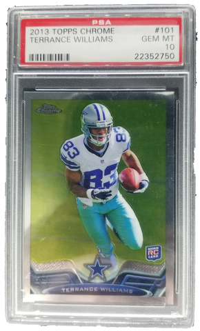 2013 Topps Chrome Terrance Williams #101 PSA 10