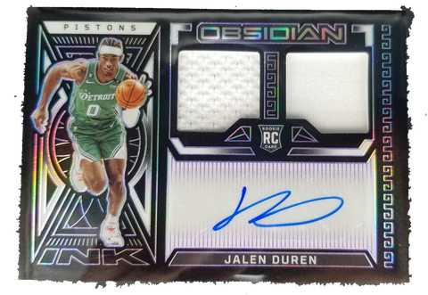 2022-23 Obsidian Jalen Duren RPA Card #RJI-DJD /75