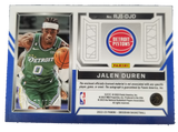 2022-23 Obsidian Jalen Duren RPA Card #RJI-DJD /75