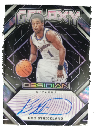 2022-23 Obsidian Rod Strickland Galaxy Auto Card #GI-RWS /75