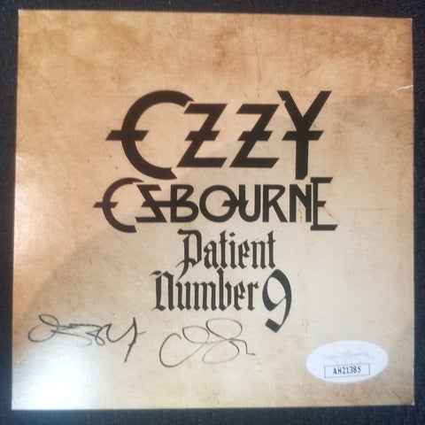 Ozzy Osbourne Signed CD Cover JSA COA