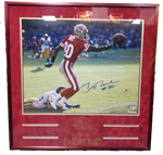 Jerry Rice Signed Framed 16x20 Photo Fanatics Authenticated