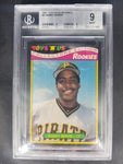 Barry Bonds 1987 Toys "R" Us Rookies Collector's Edition BGS 9