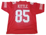 George Kittle Signed Red San Fransisco 49ers Jersey Beckett COA