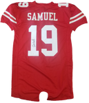 Deebo Samuel Signed Red San Fransisco 49ers Jersey JSA COA