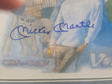 Mickey Mantle Rare Signed 17x21 Color Print, JSA Authenticated