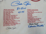 Pete Rose Cincinnati Reds Autographed Jersey With Stats PSA COA