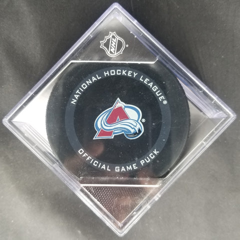 Colorado Avalanche Official Game Puck