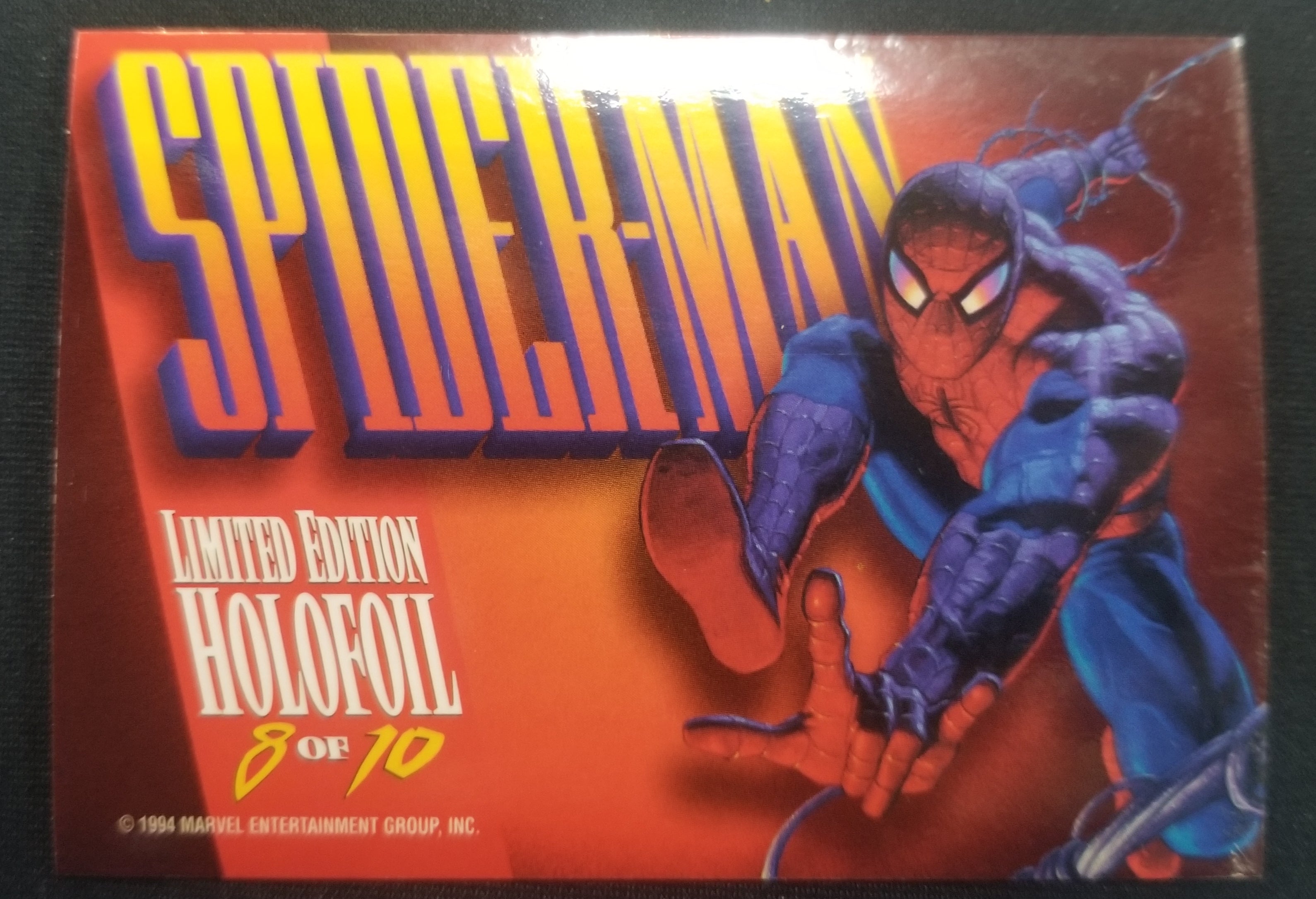 Spiderman 1994 Marvel Limited Edition Holo Foil /10 – All In Autographs
