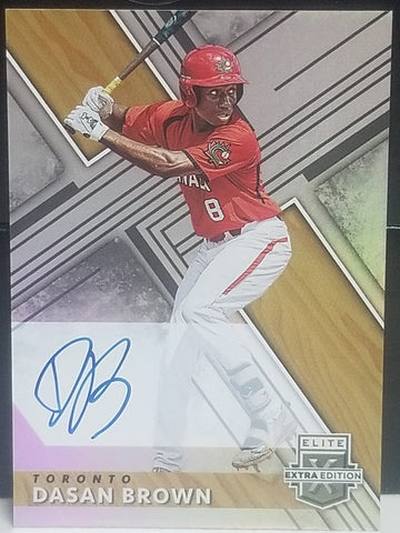 DASAN BROWN 2019 ELITE EXRA EDITION AUTO Card #83