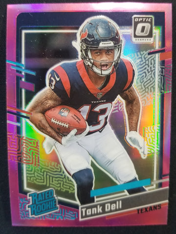 TANK DELL 2023 DONRUSS OPTIC PINK RATED ROOKIE CARD #341