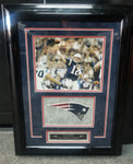 TOM BRADY SIGNED FRAMED PHOTO