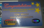 TOM BRADY SIGNED FRAMED PHOTO