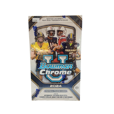 2024 Topps Bowman Chrome NFL Jumbo Hobby Box