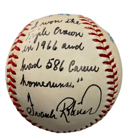 Frank Robinson Signed Baseball