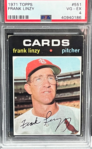 1971 Topps #551 Frank Linzy