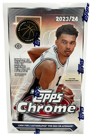 2023/24 Topps Chrome NBA Hobby Box