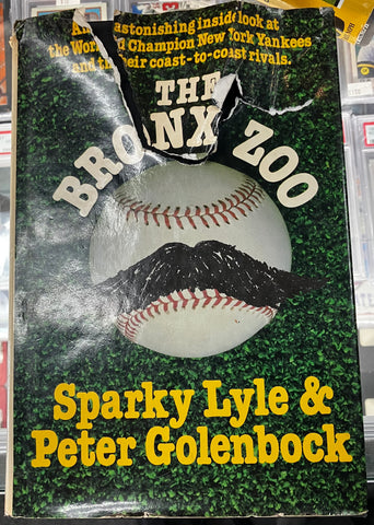 The Bronx Zoo Hardcover Book Signed by Author Sparky Lyle "To Ed All My Best"