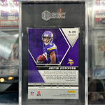 Justin Jefferson 2020 Panini Mosaic #209 Silver Prizm SGC 9