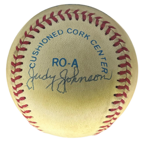 Judy Johnson Signed Authentic Baseball