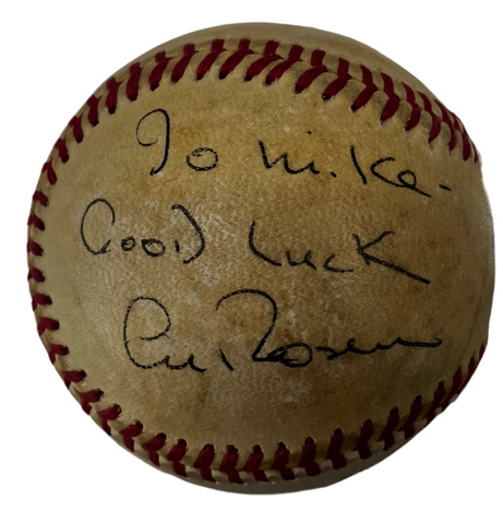 Al Rosen Signed Authentic baseball