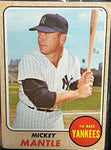 Mickey Mantle Topps #280 1st Base New York Yankees