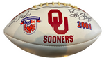 Josh Heupel & Bob Stoops Signed Authentic Sooners Football