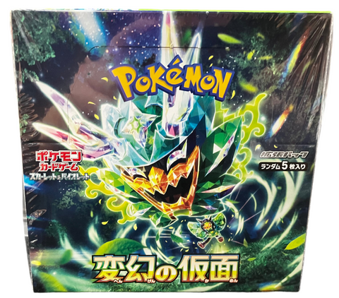 Pokémon Twilight Masquerade Mask Of Change Japanese Booster Box
