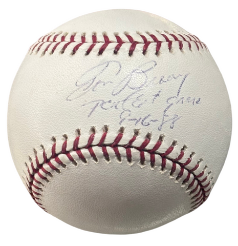 TOM BROWNING signed baseball Inscribed “Perfect Game” “9-16-88”