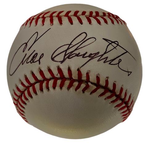 Enos Slaughter Signed Baseball JSA COA