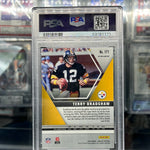 2020 Panini Mosaic Terry Bradshaw #171 Green Mosaic PSA GEM MT 10