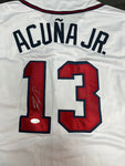 Ronald Acuna Jr. Autograph Jersey (white)