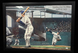 Bob Feller Signed Framed Authentic 22x32 Color Poster