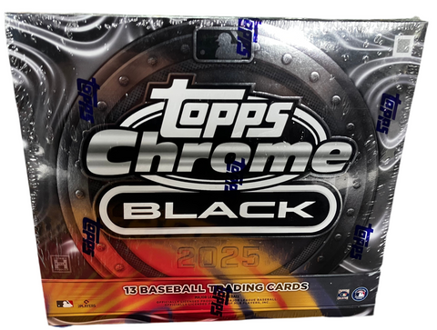 2025 TOPPS Chrome Black MLB Hobby Box