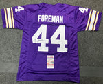 Chuck Foreman Signed Vikings Jersey JSA COA