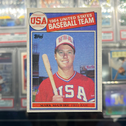 Mark McGwire 1985 Topps Baseball Card