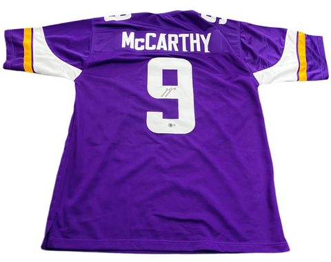 JJ McCarthy Signed Replica Jersey