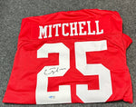 Elijah Mitchell Signed Jersey Beckett