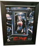 Jessica Ruth and Rob Mello signed Happy Death Day Framed poster Beckett COA