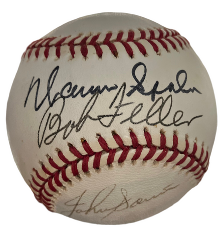 Signed Baseball With Four Signatures