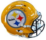 Jalen Warren Signed Full Size Authentic Yellow Helmet Beckett COA