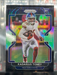 Kadarius Toney 2021 Panini Chronicles Prizm "Rainbow" Set of Six (6) No. PB-11 Rookie Cards