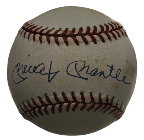 Mickie Mantle Signed Baseball JSA COA