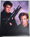 Charlie Sheen and Michael Biehn in Navy Seals  8x10 Photo