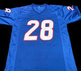 Curtis Martin Signed Authentic Patriots Jersey