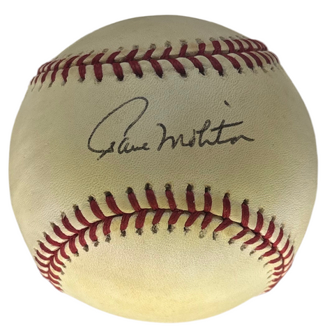 Paul Molitor Signed Authentic Baseball