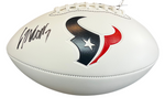 CJ Stroud Signed Football With Texans Logo Fanatics COA