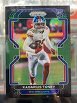 Kadarius Toney 2021 Panini Chronicles Prizm "Rainbow" Set of Six (6) No. PB-11 Rookie Cards